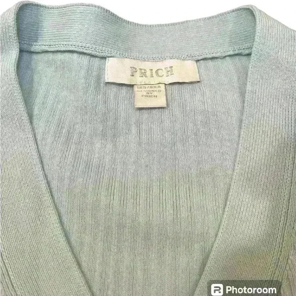 Prich Women’s Two Knit Ribbed Tops Blue And White - Picture 5 of 10